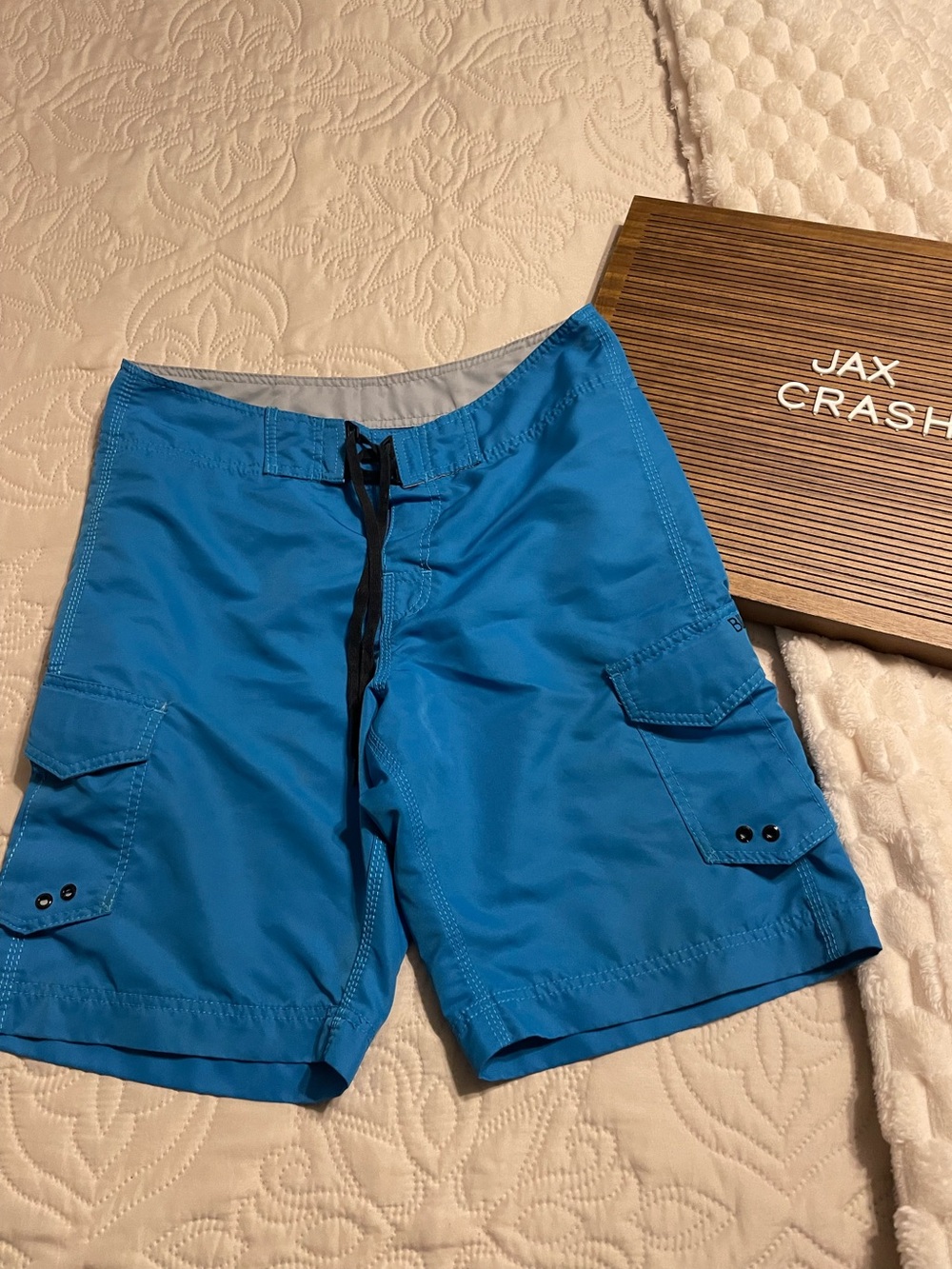 Billabong Bright Blue Cargo Swim Shorts